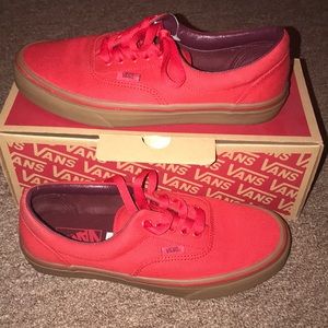Canvas Red Vans!